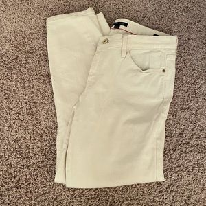 Tommy Hilfiger Ivory/cram Greenwhich Ankle Jeans